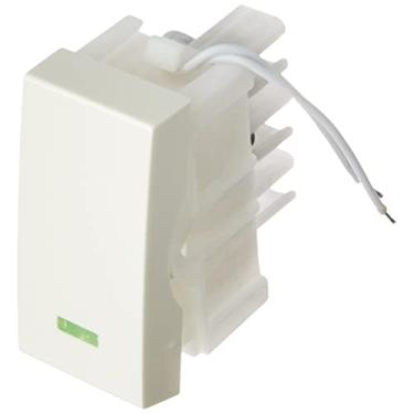 Imagem de Conjunto com 1 Interruptor Simples com Gravação com Placa 4X2, Alumbra, Siena 6111, Branco