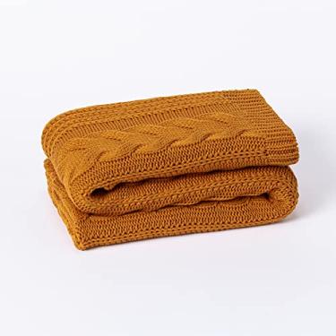 Imagem de Peseira Manta Sofa Sala Cama Casal Tricot 180x60cm Trico Viena