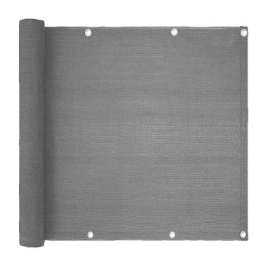 Imagem de 7788 Cobertura de Cerca de Privacidade para Tela de Varanda Proteção UV 91 cm x 41 cm Cinza