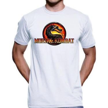 Imagem de Camiseta Mortal Kombat Scorpion Sub-Zero Street Fighter Jogo - Vetor C