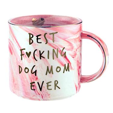 Imagem de Presentes para mãe de cachorro - Best Dog Mom Ever - Presente de aniversário engraçado para mulheres amantes de cães - Presentes de mordaça para novos donos de bebê de pelo de filhote - Presentes para