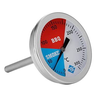Imagem de Generic Medidor de Termômetro de Churrasco, Medidor de Temperatura de Defumador de a Carvão, Termômetro de