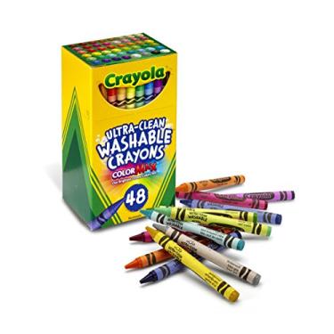 Imagem de Crayola Ultra Clean Washable Color Max Crayons, Standard Size, Set of 48
