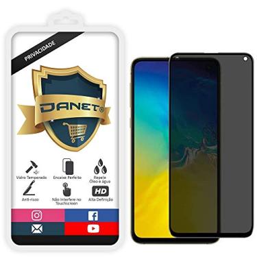 Imagem de Pel�cula De Privacidade Vidro Temperado Para Samsung Galaxy S10e Tela 5.8 Polegadas Prote��o Anti Impacto E Curioso Top Spy Premium 3d- Danet