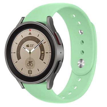 Imagem de Pulseira de substituição compatível com Samsung Galaxy Watch 4, 40/44 mm/pulseira de silicone Galaxy Watch 4 Classic 42/46 mm/Galaxy Watch 3,41 mm/active/active 2,40/44 mm