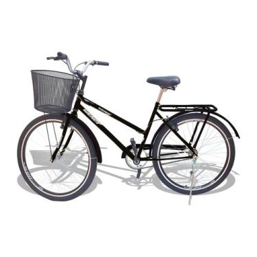 Imagem de Bicicleta Aro 26 Wendy Modelo Poti  Com Cesta Cores