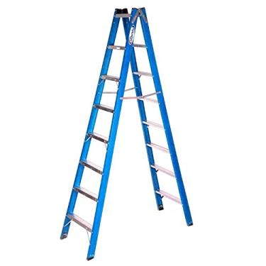 Imagem de Escada em Fibra Tesoura Dupla 7 Degraus 2,10m Premium Wbertolo