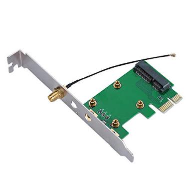 Imagem de Mini PCI-E para PCI-E Placa PCI-E Riser, Suporte de 3,3 V e 5 V Suporta Mini Cartões PCI-E, SSD, WLAN, WWLAN, Mini Cartão para PC Desktop