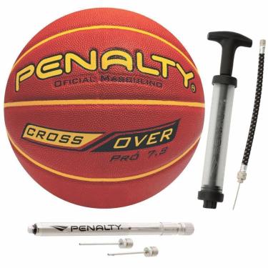 Imagem de Bola Basquete Penalty Pró 7.8 Mais Inflador e Calibrador-Unissex