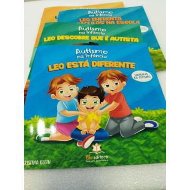 Imagem de Livro Infantil (Kit 4 Títulos Coleção Autismo Na Infância) Leo Está Di