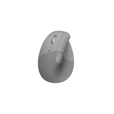 Imagem de Mouse Sem Fio Logitech Lift para Canhoto, 4000 DPI, 6 Botões, Bluetooth, Ergonômico, USB, Grafite - 910-006467