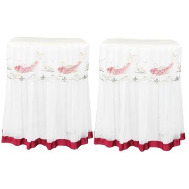 Imagem de Generic 2 Peças Capa De Máquina De Lavar Roupa Capa De Lavadora De Carga Protetor De Lavadora Doméstica Ar Acessórios Decoração De Produtos Domésticos Protetor De Lavadora Decorativo Capa