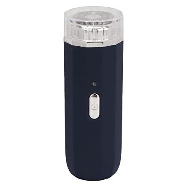 Imagem de Aparador Elétrico Masculino Aparador de Barba de Viagem Sem Fio para Homens (Jóia Azul)