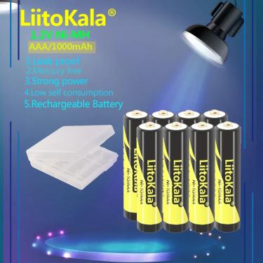 Imagem de LiitoKala-Bateria Recarregável Adequado para Brinquedos  Mouse  Mouse  Ni-10  AAA  1.2V  1000mAh