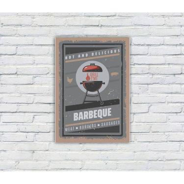 Imagem de Placa Decorativa MDF Cantinho do Churrasco 02