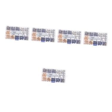 Imagem de Operitacx 5 Caixas botão de pressão decoração antiga kit de couro light levinho botões multifuncionais botões de jaqueta jeans DIY Multifuncional prendedor kit de ferramentas suíte cobre