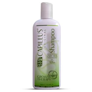 Imagem de Shampoo Crescimento e Antiqueda Capilar Solução Natural Contra Queda de Cabelo Fortalecimento e Resistência dos Fios BioCapullus