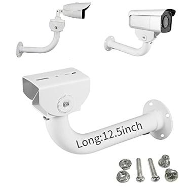 Imagem de compcctv Suporte de montagem de câmera de segurança CCTV, suporte de parede para câmera de vigilância para montagem universal de carcaça CCTV interna e externa/montagem em L/câmera domo (34,3 cm)