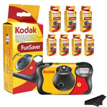 Imagem de Câmera Descartável Kodak Funsaver, 7 Unidades, 27 Poses - Câmera de Filme 35mm com Pano de Microfibra Premium Balveli