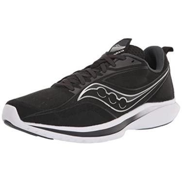 Imagem de Saucony Tênis de corrida masculino Kinvara 13, Preto/Prata1, 10 Wide