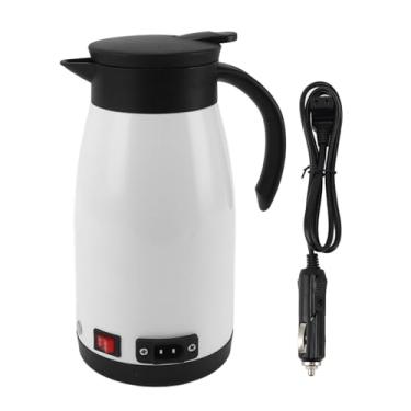 Imagem de Chaleira Elétrica para Carro, 12V 24V 680ml Caminhão de Aço Inoxidável Caldeira de água Elétrica Chaleira para Fazer café Chaleira Elétrica para chá Máquina de Fazer café para