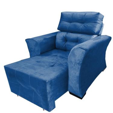 Imagem de Poltrona Do Papai Reclinável Retrátil Amamentação Grécia Marinho