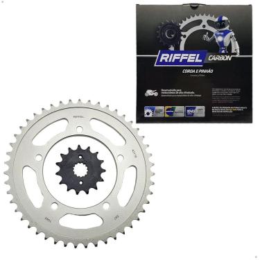 Imagem de Kit Riffel Coroa Pinhão Dl 650 V-Strom 2007/2016 S/ Corrente