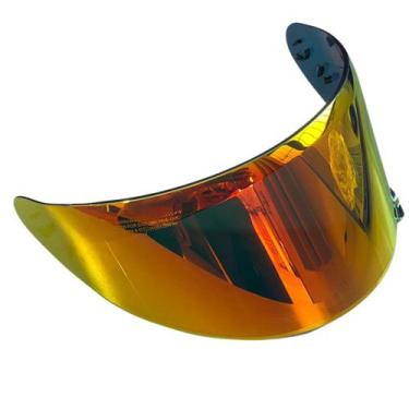 Imagem de Viseira Vermelha Revo Capacete Asx V18b Draken Eagle City Or