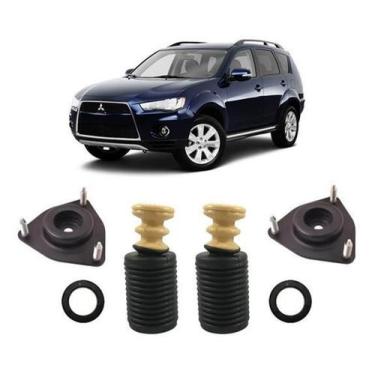 Imagem de 2 Kit Coxim Batente Dianteiro Outlander 2010 2011 2012 2013 - Qualykit