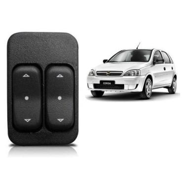 Imagem de Botao Vidro Eletrico Novo Corsa maxx Joy Sedan Hatch Duplo - Sp. Repos