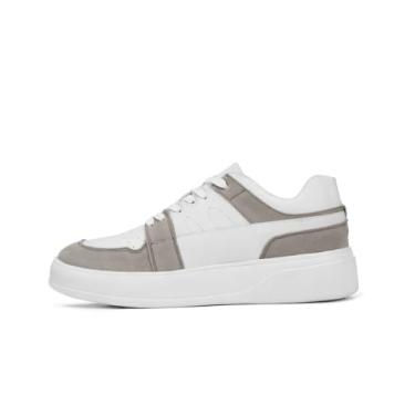 Imagem de Tenis Plataforma Druon (+6cm De Altura) (Branco/Cinza, BR, Adulto, Numérico, 36)