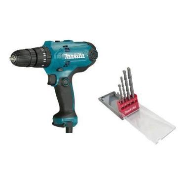 Imagem de Furadeira Parafusadeira Hp0300 Makita 220v + Kit De Brocas, 220V