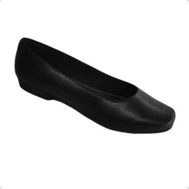 Imagem de Sapatilha Conforto Piccadilly Joanete Baixa Feminina 250115, 36, Preto