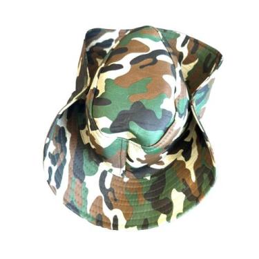 Imagem de Chapeu Pescador Camuflado militar Trilha camping - Mor