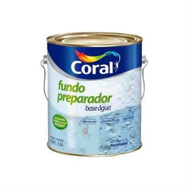Imagem de Fundo Preparador Pintura Exterior Base Água Paredes 3,6 L - Coral