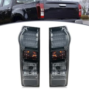 Imagem de JESYMBX Para Isuzu Dmax Yukon Utah 2012-2016 Lâmpada traseira traseira com chicote de lâmpada Lâmpada de freio Lâmpada traseira 1 par esquerda e direita 898125393 8961253983
