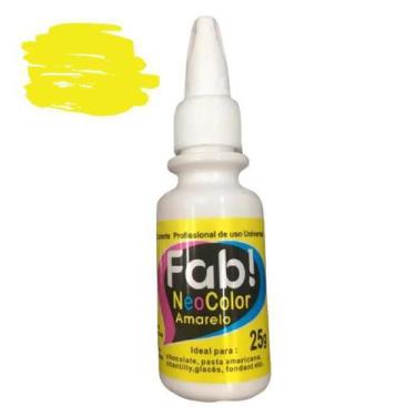 Imagem de Corante Alimentício Neocolor Amarelo Fab Bolos Doces