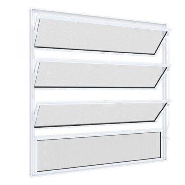 Imagem de Janela Basculante sem Grade Riobras Alumínio 80x80cm