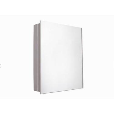 Imagem de Armário Espelho Banheiro Astra Sobrepor Armarinho Bege Bg8 - Rede Cons