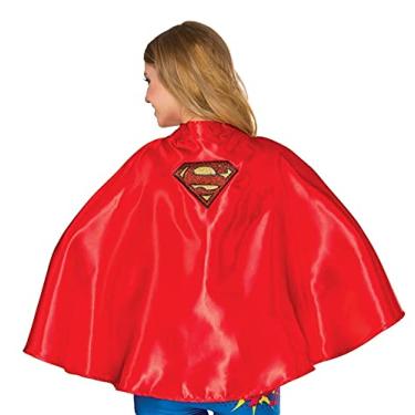 Imagem de Rubie's Costume Co Capa feminina Dc Superheroes Supergirl, Vermelho e azul., One Size