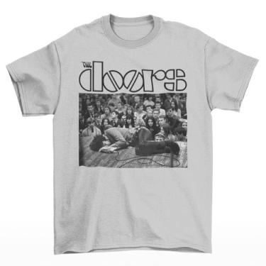 Imagem de Camiseta Premium em Algodão Banda de Rock The Doors Unissex Camisa. - 
