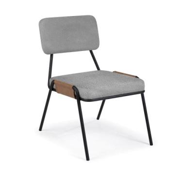 Imagem de Cadeira Ipê Sem Braço Aço Carbono Preto - Drop mobiliário