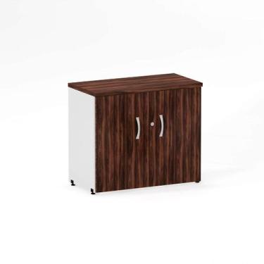 Imagem de Armario Baixo 02 Portas P25 Pandin 70 CM Escarlate e Branco