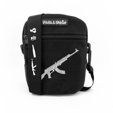 Imagem de Shoulder Bag Mini Bolsa Lateral Pega a Visão - MP Moda Masculina, Pret