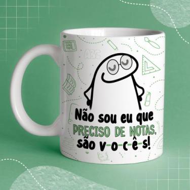 Imagem de Caneca porcelana branca 325ml - Flork dia dos professores - Criative-s