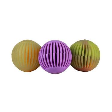 Imagem de Brinquedo Art Injet Bola Facetada de Borracha Injetada para Cães - Cor