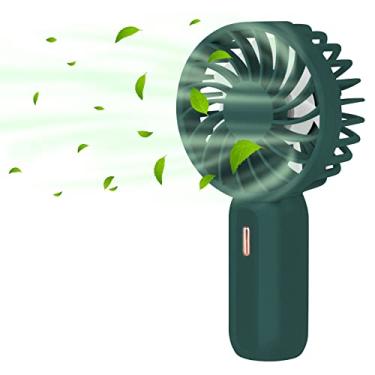 Imagem de AMFUN Ventilador portátil, ventilador portátil pessoal recarregável por USB com 3 velocidades, tamanho super mini (6,1 * 3,1 * 1,15 cm) para crianças, ao ar livre, casa, escritório, escola, viagens