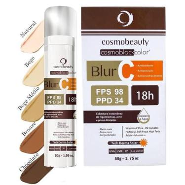 Imagem de Blur C Cosmobeauty FPS98 Vitamina C Cosmoblock, Bronze