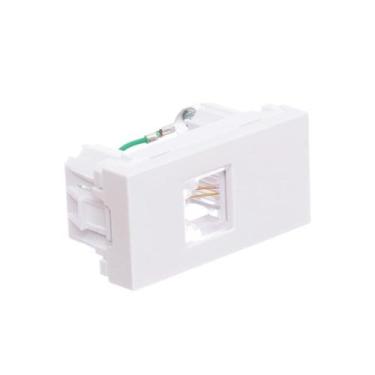 Imagem de Módulo Tomada RJ11 Branco Orion Schneider, Branco