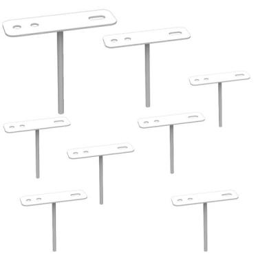 Imagem de Kit 08 Suportes De Refletor Led Canhão de Luz Fachada Banner Base Esta